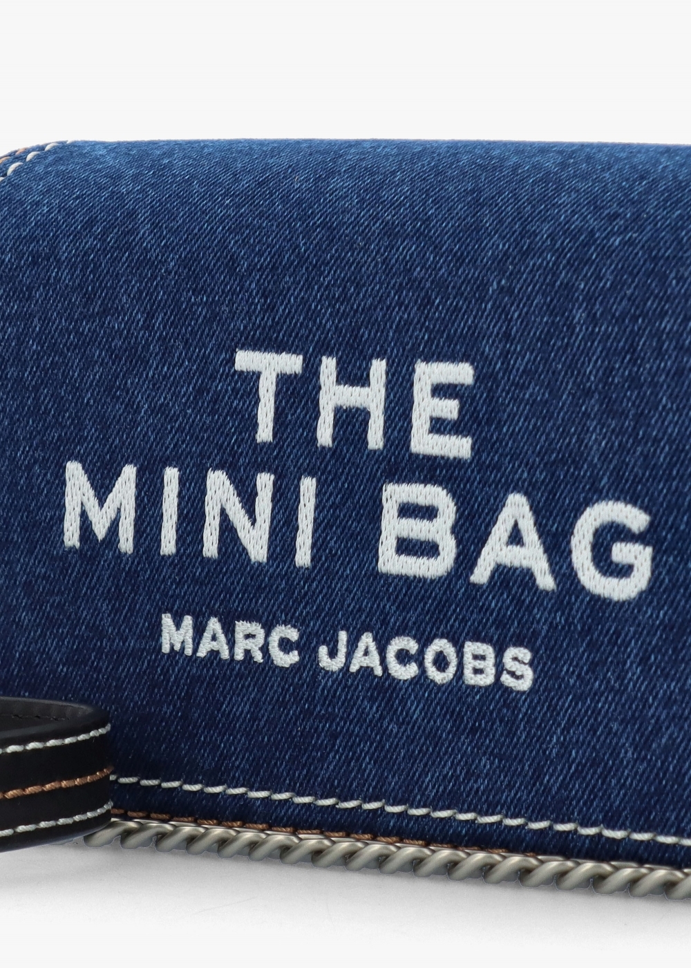 Marc Jacobs The Denim Chain Dark Wash Mini Cross-Body Bag