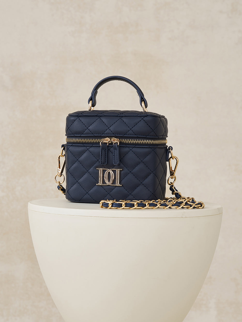 シルバーパーツ】キルティングスクエアミニバッグ – Darich (ダーリッチ)