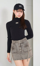 プレートカラーリブニットトップス – Darich (ダーリッチ)