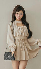 ドッキングコルセットプリーツミニワンピース – Darich (ダーリッチ)