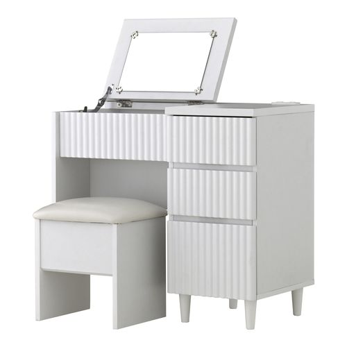 ALAN ドレッサー 80cm幅 ALN70-80D WH 4FUL ドレッサー