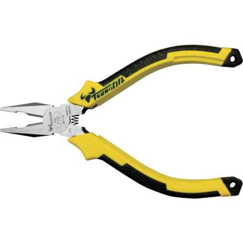 ペンチ 115mm 成型グリップ バネ付き MP115DG TTC ラジオペンチ