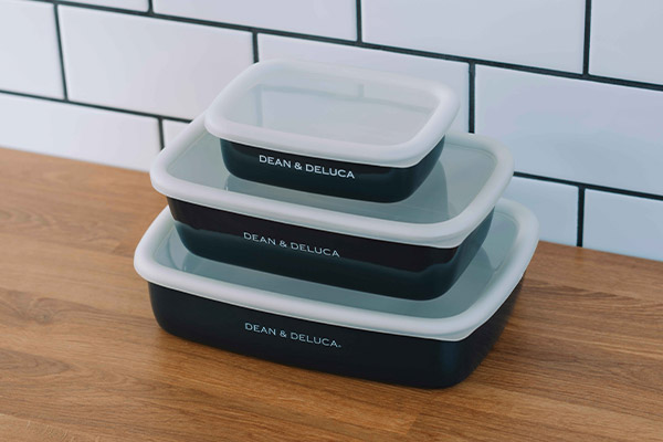 DEAN & DELUCA ホーローコンテナーS チャコールグレー | DEAN & DELUCA