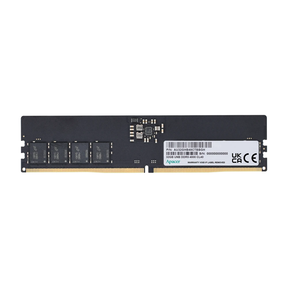 Apacer RAM 32GB DDR5 DIMM 4800-40 2048x8 - FL.32G2A.PTH - English