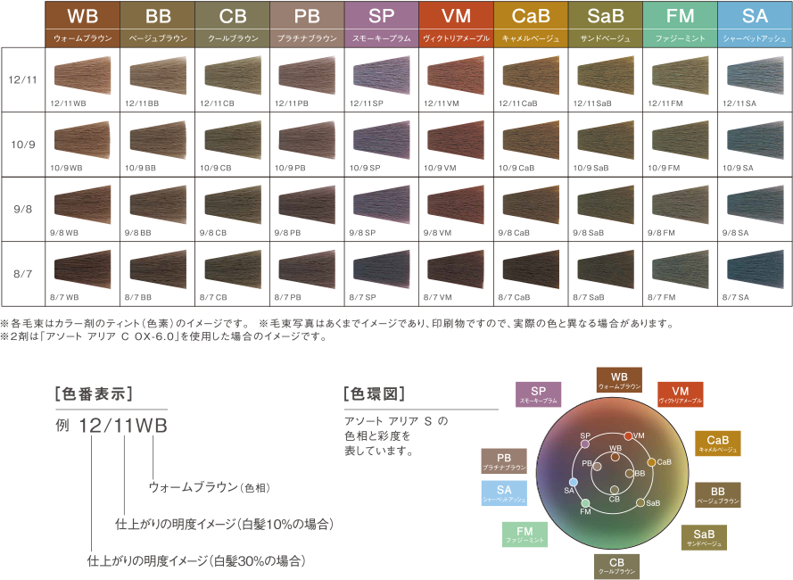 ASSORT ALLIA S アソート アリア S：ブランド情報（美容室専売品