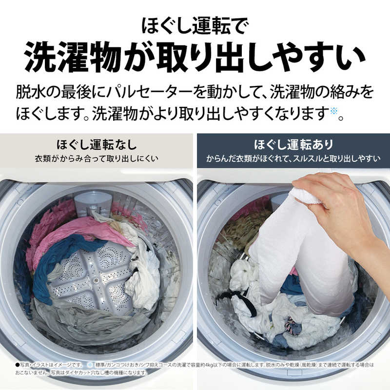 デンキチWeb / シャープ SHRP 全自動洗濯機 5,5kg ホワイト系 ES-GE5K-W