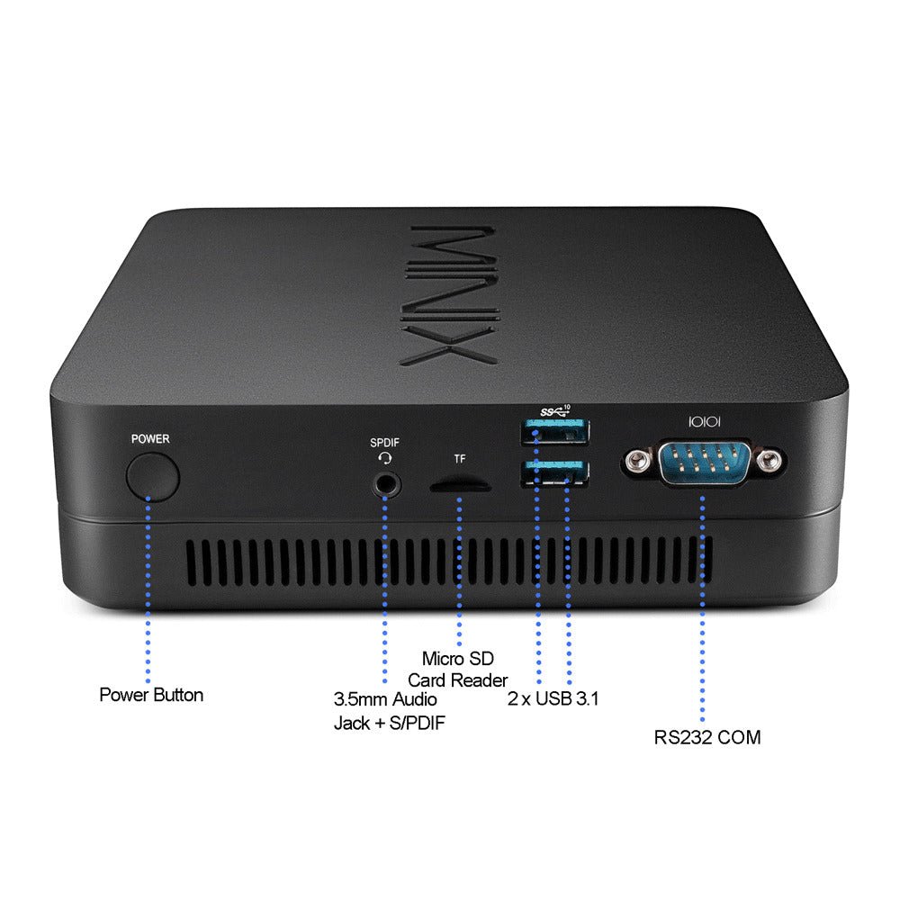Minix - Minix Mini PC Intel i7-10510U 16GB Ram 512GB M2 SSD Win 11