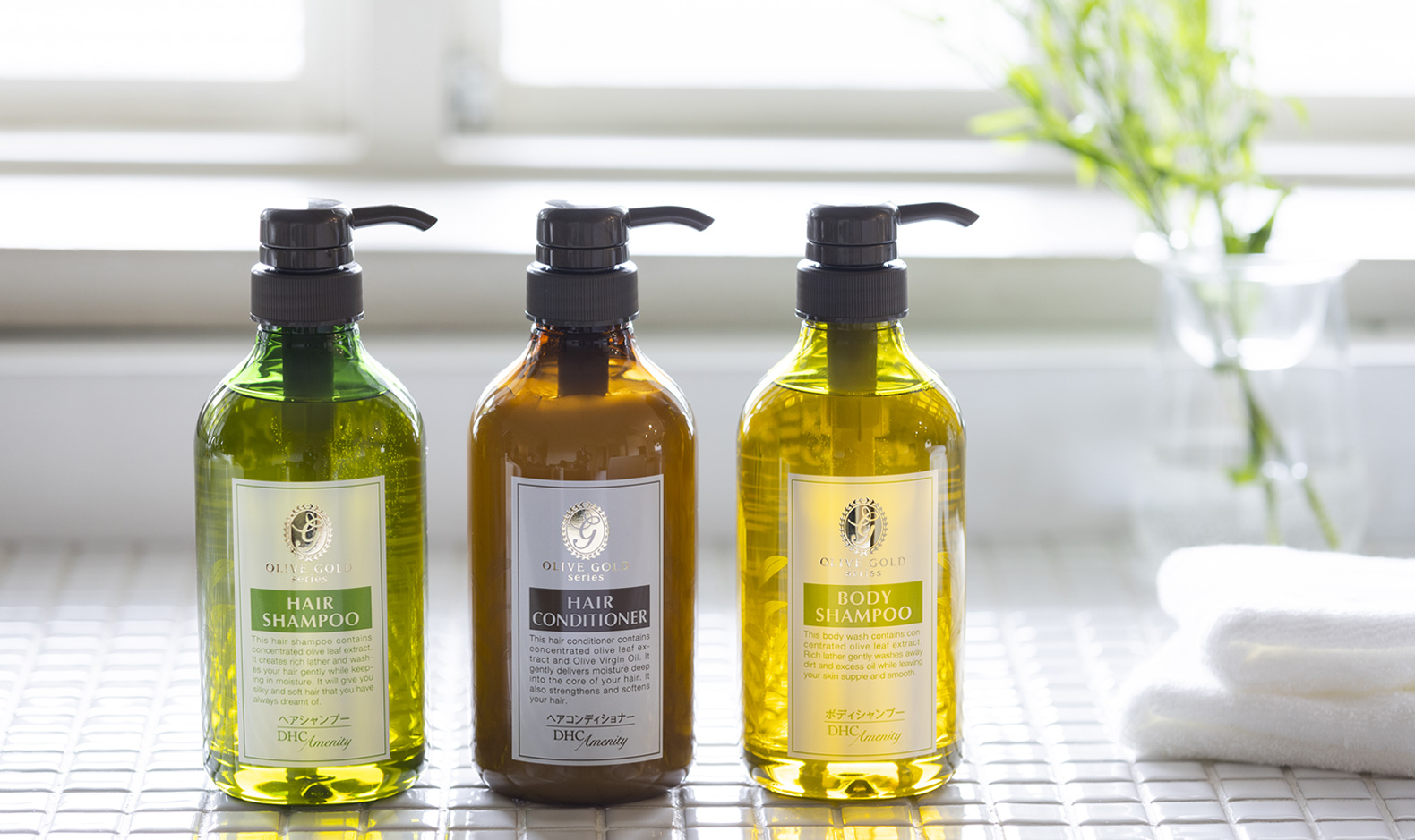 公式】DHCアメニティ： オリーブゴールドシリーズ｜ホテルアメニティ