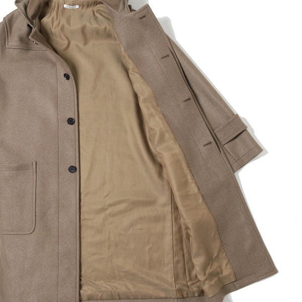 WOOL SILK MELTON DUFFLE COAT (A9AC02SN) | AURALEE / ジャケット