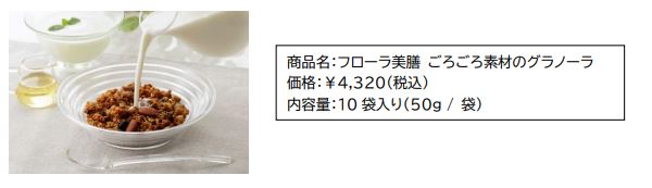 健康的な朝食習慣をサポートする「フローラ美膳」から 新商品