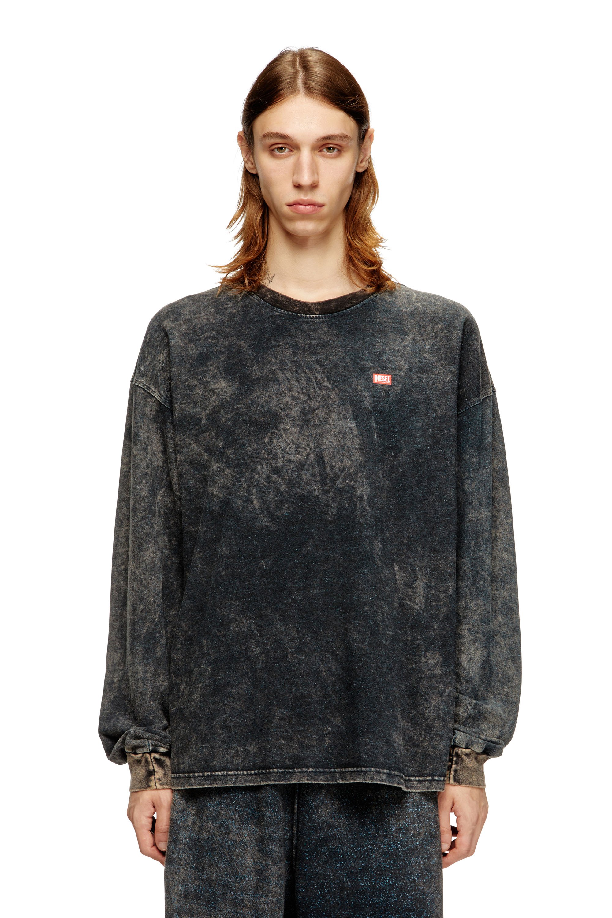 T-BOXT-LS-T3 長袖Tシャツ｜ブラック｜メンズ｜DIESEL