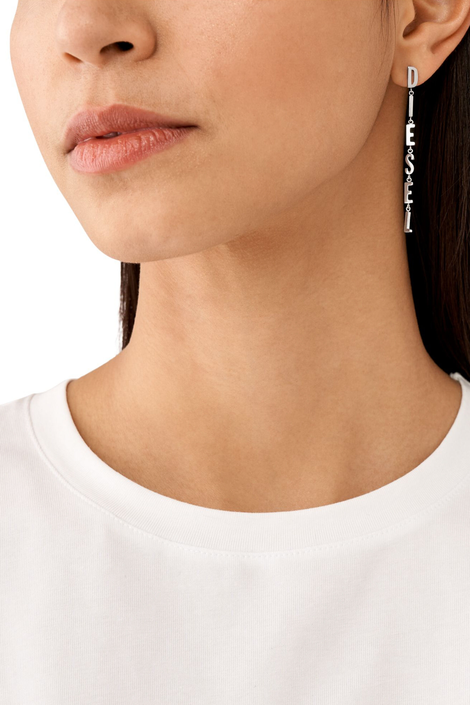 DX1488 ピアス（両耳用）｜シルバー｜ウィメンズ｜DIESEL