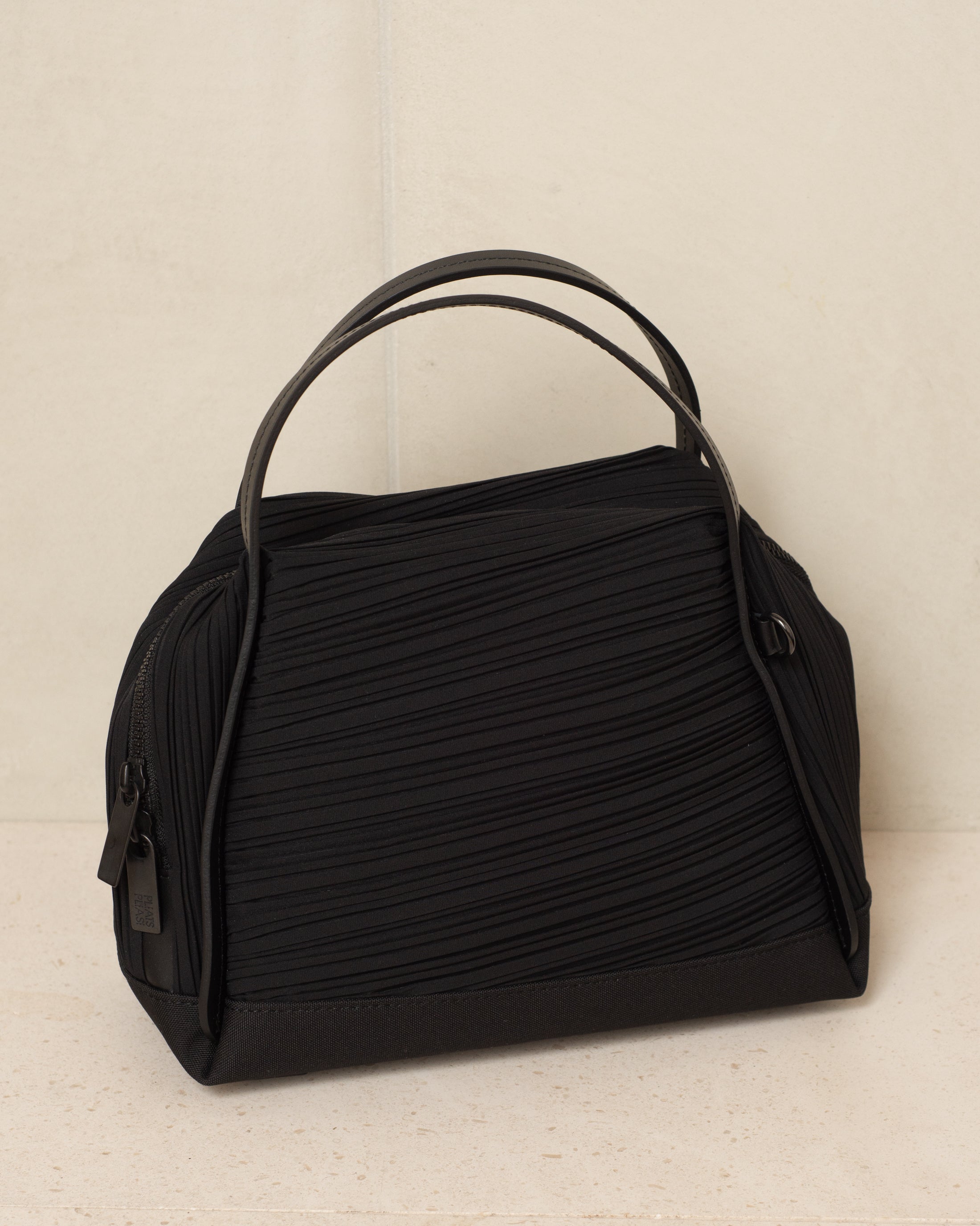 Black Classic Bias Pleats Bag – Dilettante
