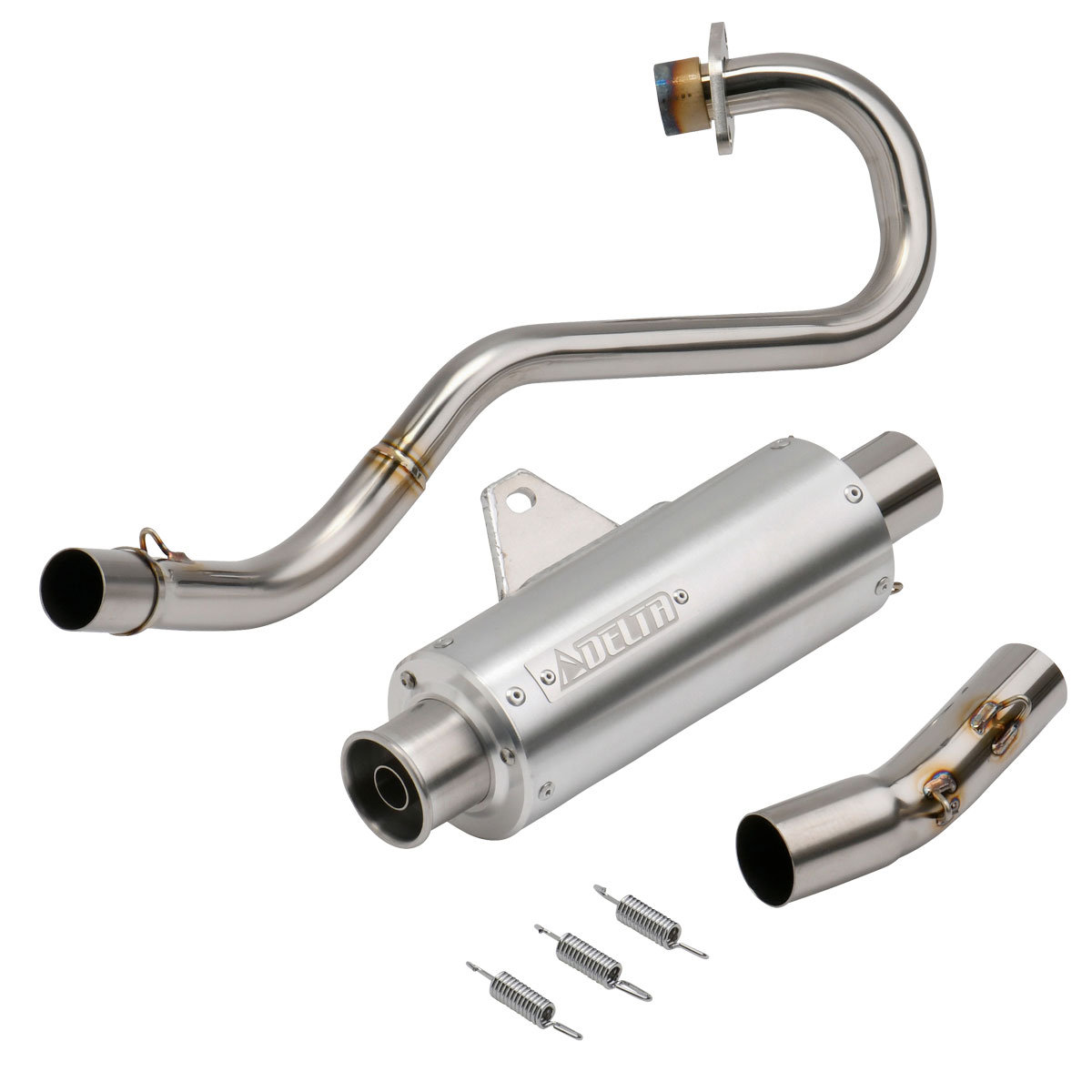 DELTA バレル4ミニサイレンサー| Dirtbikeplus (ダートバイクプラス)