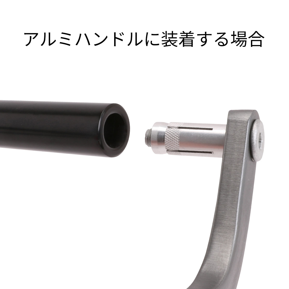 ZETA RACING アーマーハンドガード用バーエンドアダプター