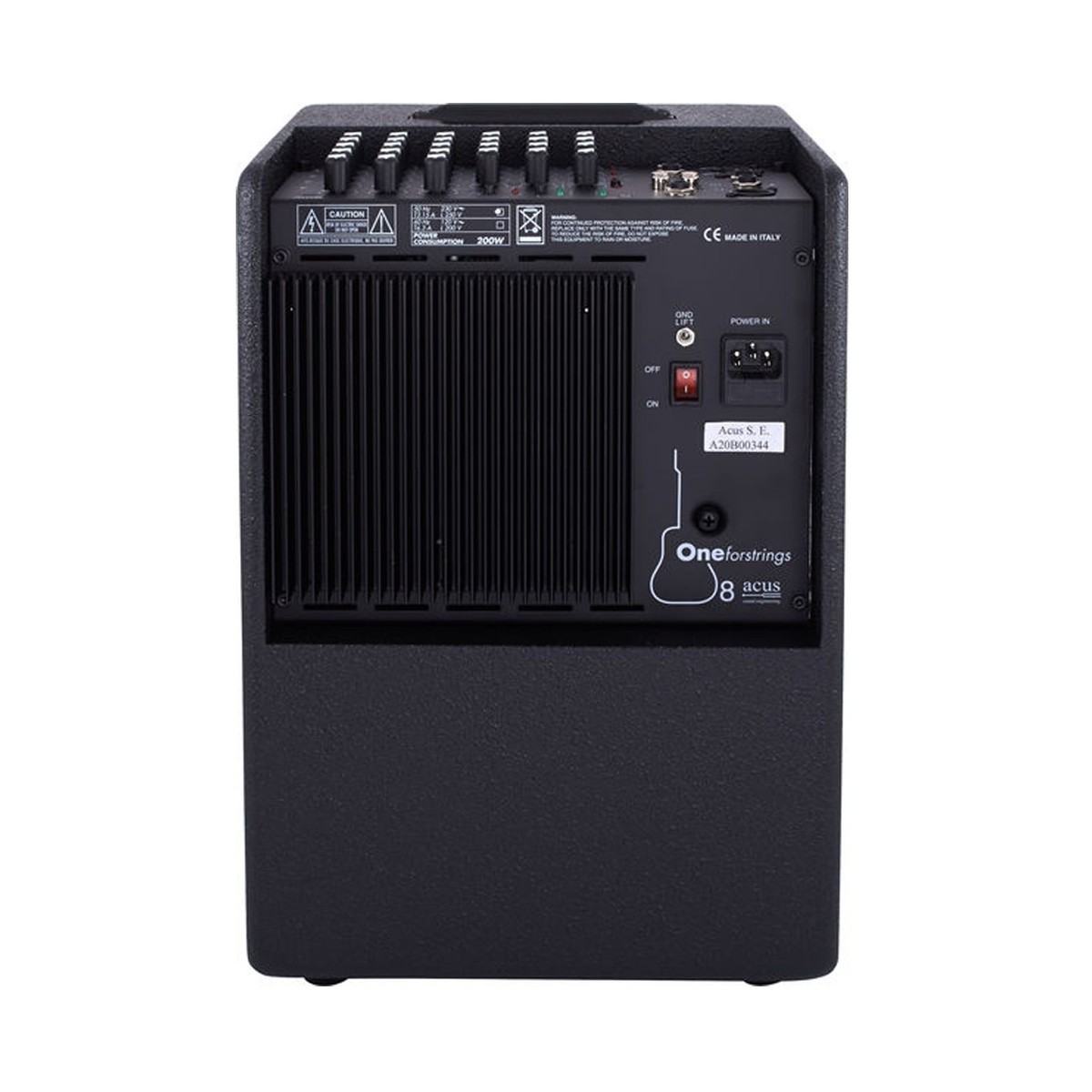Acus One for Strings 8 Acoustic Guitar Amplifier (black