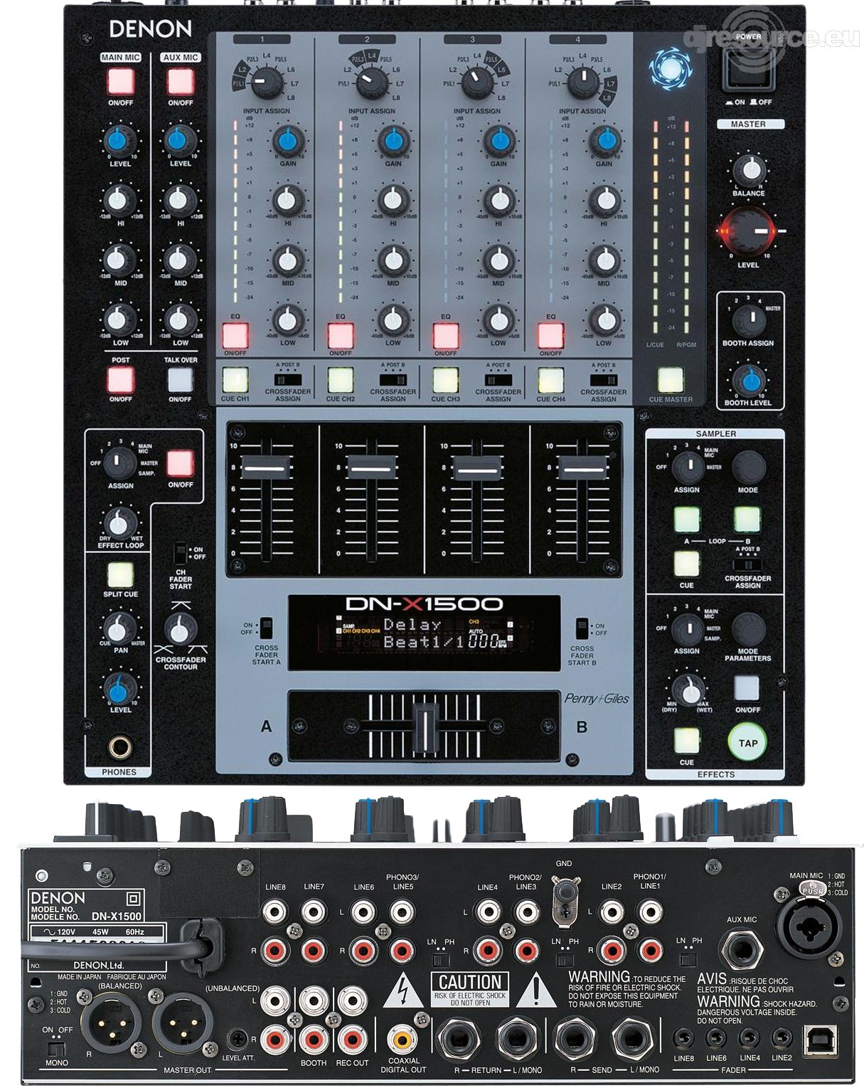 Denon › DN-X1500 › Mixer - Gearbase | DJResource