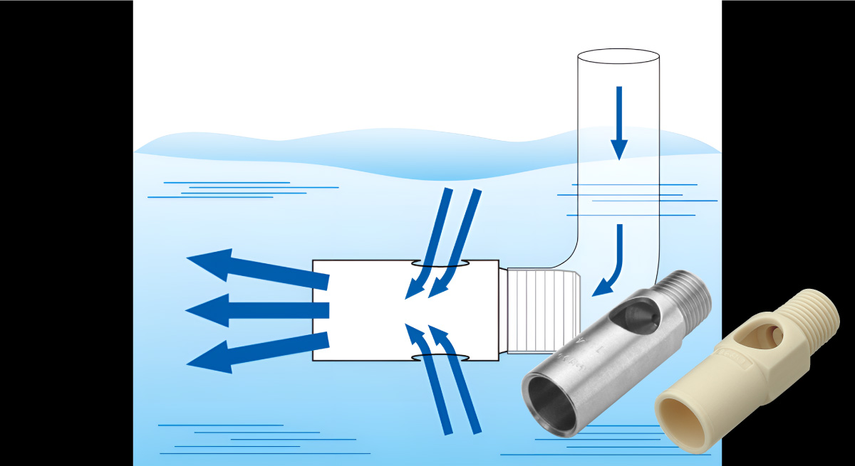 EJX（液中噴射ノズル｜ステンレス鋼・樹脂製） | フォグエンジニア霧の