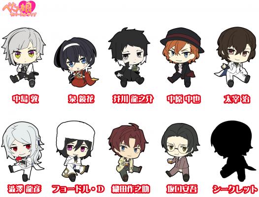 文豪ストレイドッグス DEAD APPLE ぺたん娘トレーディングラバー