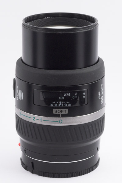 Minolta AF 100mm F2.8 Soft A-mount lens info