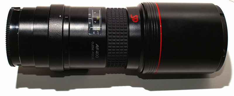 Tokina 400mm F5.6 SD AT-X 400 AF A-mount lens info