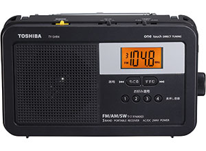 e-TREND｜東芝 TY-SHR4(KM) [LEDライト付きホームラジオ (ガンメタリック)]