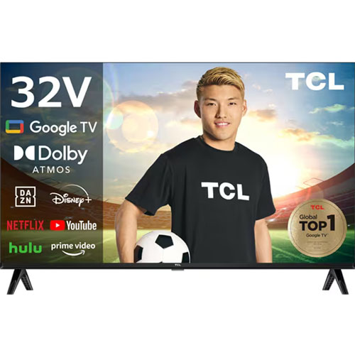 12r66. 美品 TCL 32V型 液晶テレビ 32S5400 2023年製 TCL