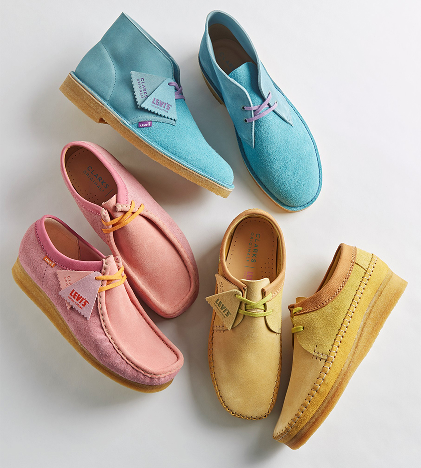 リーバイス®×クラークスのパステルカラーなスペシャルコラボ｜雑誌