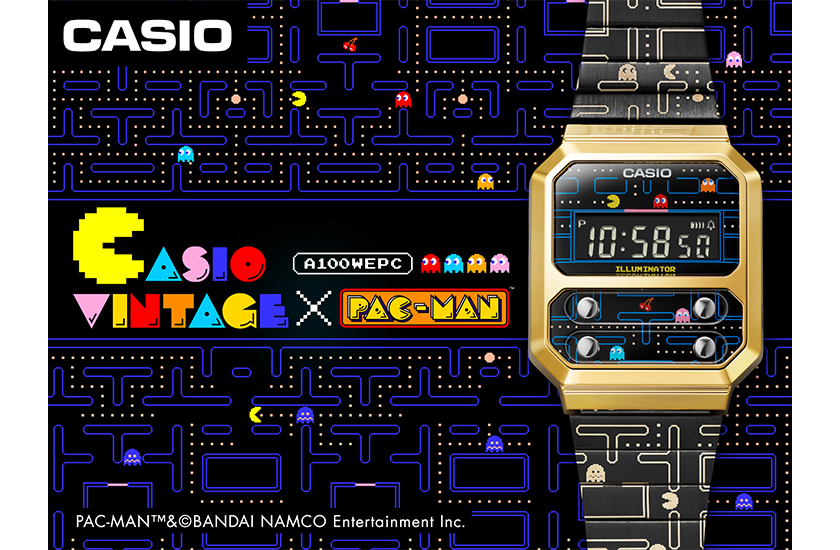 これはちょっと欲しい!! カシオ×パックマンのコラボウォッチ｜雑誌