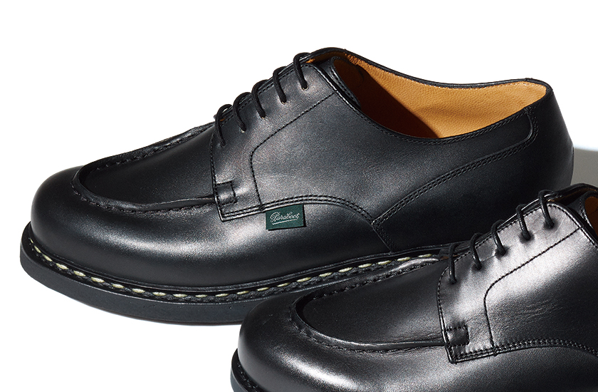 傑作Uチップが艶革でさらにドレス度UP！ パラブーツのシャンボード