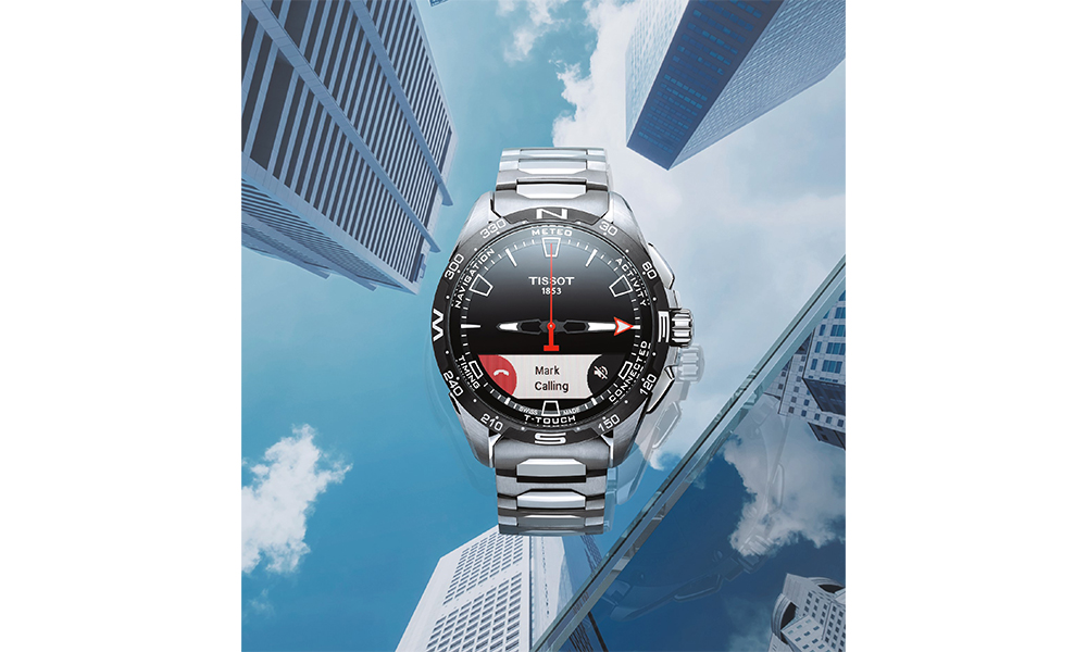 初のスマホ連動が可能に「ティソ T-タッチ コネクト ソーラー」｜雑誌
