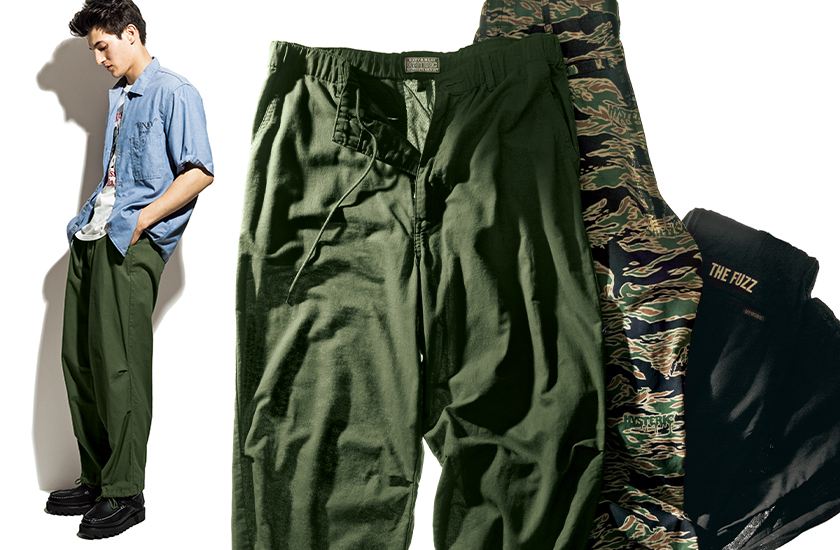 HYSの骨太パンツは“コットンメッシュ”で超涼しい｜雑誌Begin(ビギン