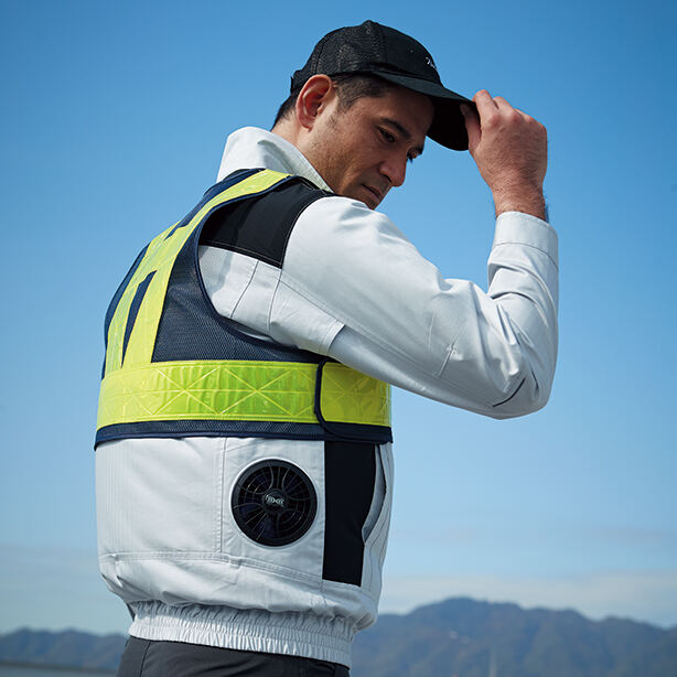 空調服™対応ショート安全ベスト – 株式会社フクヨシ