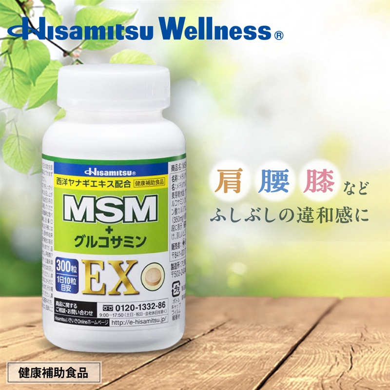 MSM＋グルコサミンEX 300粒|Hisamitsu Wellness Online(久光ウエルネス