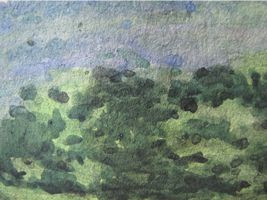 水彩画 三宅克己作 風景｜絵画｜買取実績紹介｜骨董品買取・売却の極意