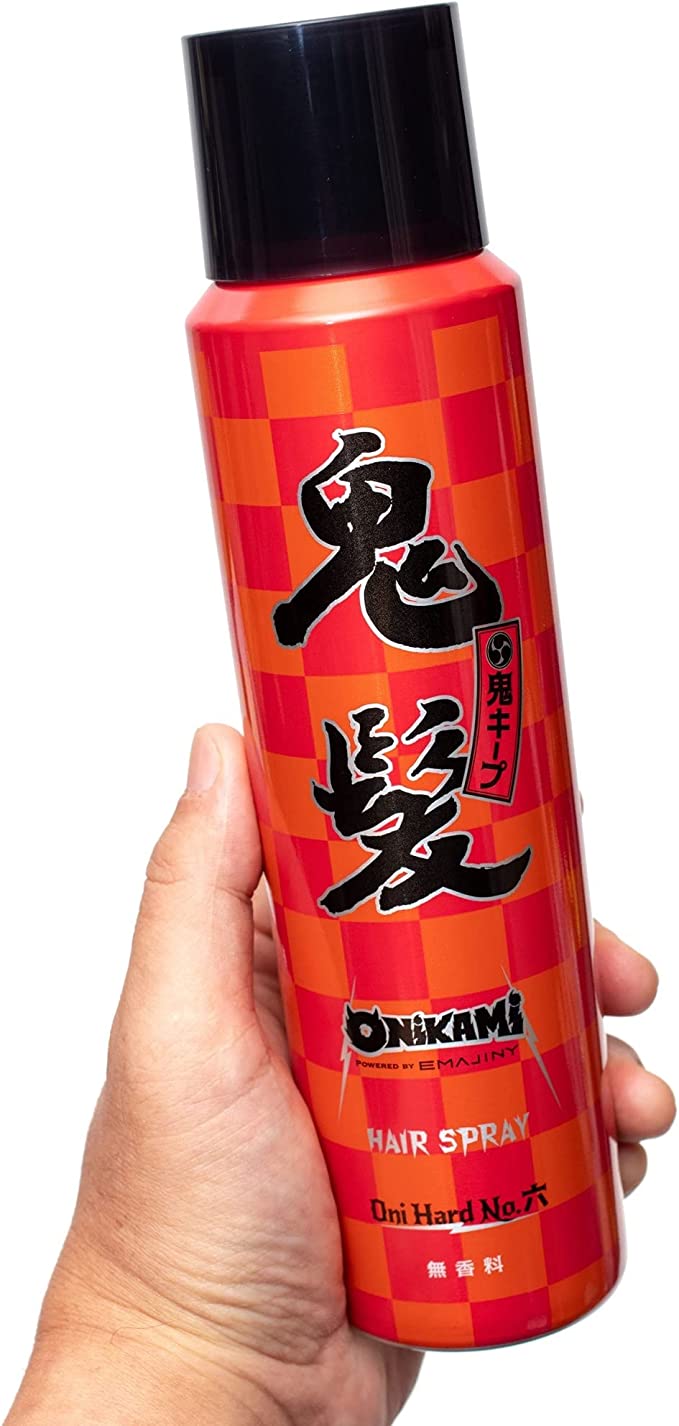 鬼髪ヘアスタイリングスプレーNo.6 250g ONIKAMI hair styling spray