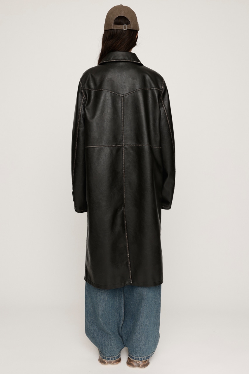 SLY | LONG F／LEATHER ジャケット (コート ) |SHEL'TTER WEBSTORE