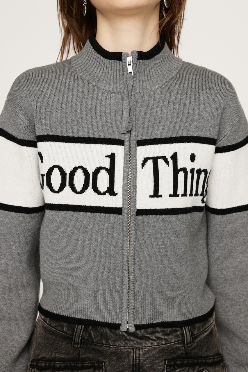 SLY | LINE LOGO ZIP カーディガン (カーディガン ) |SHEL'TTER WEBSTORE