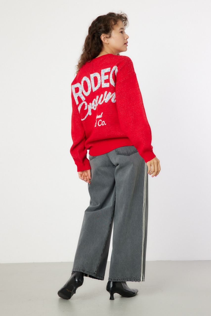 RODEO CROWNS WIDE BOWL | MIX COLOR LOGOニットトップス (ニット