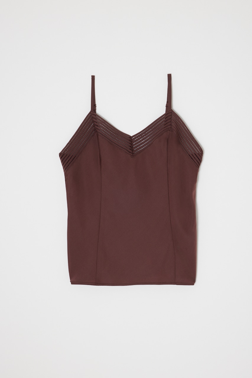 M_ | サテンキャミソール リサイクルポリエステル×レーヨン素材