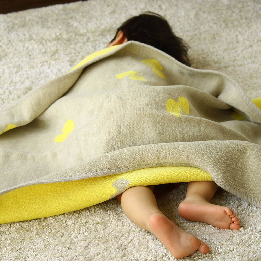 KLIPPAN/クリッパン シュニールコットン ミニブランケット CHOUCHO