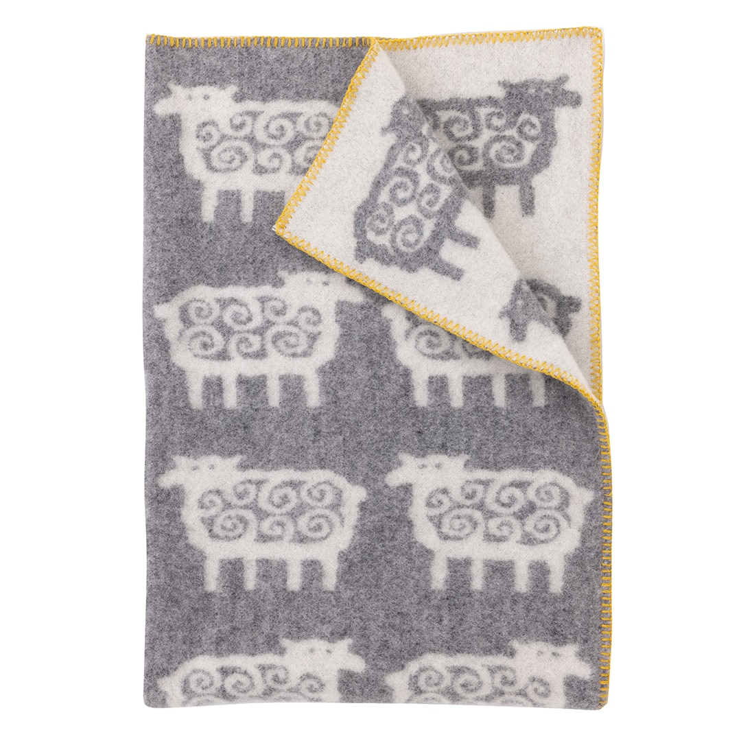 KLIPPAN/クリッパン ウール ハーフブランケット ベングトのムース