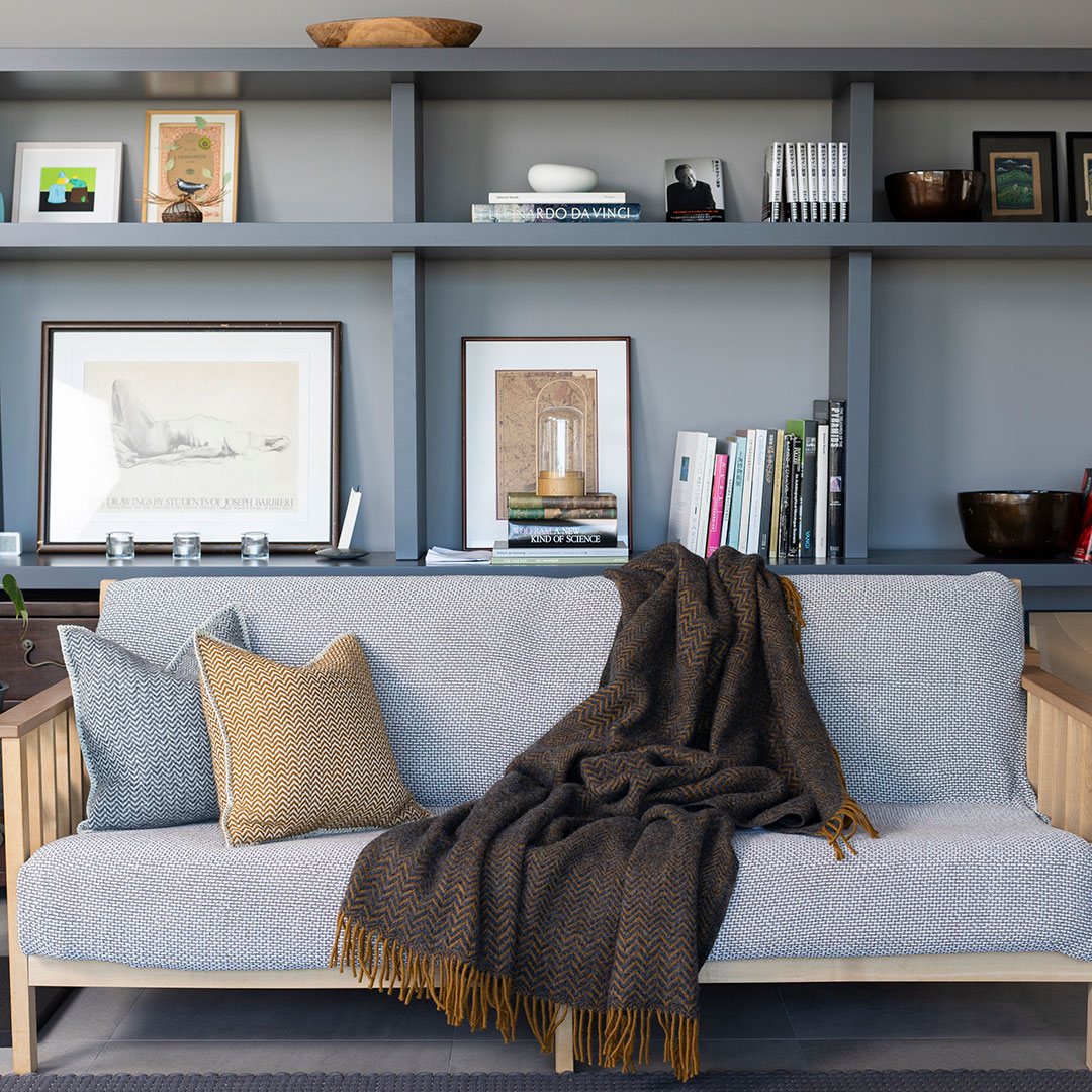 KLIPPAN/クリッパン スロー ZIGZAG（ジグザグ） ダークブラウン