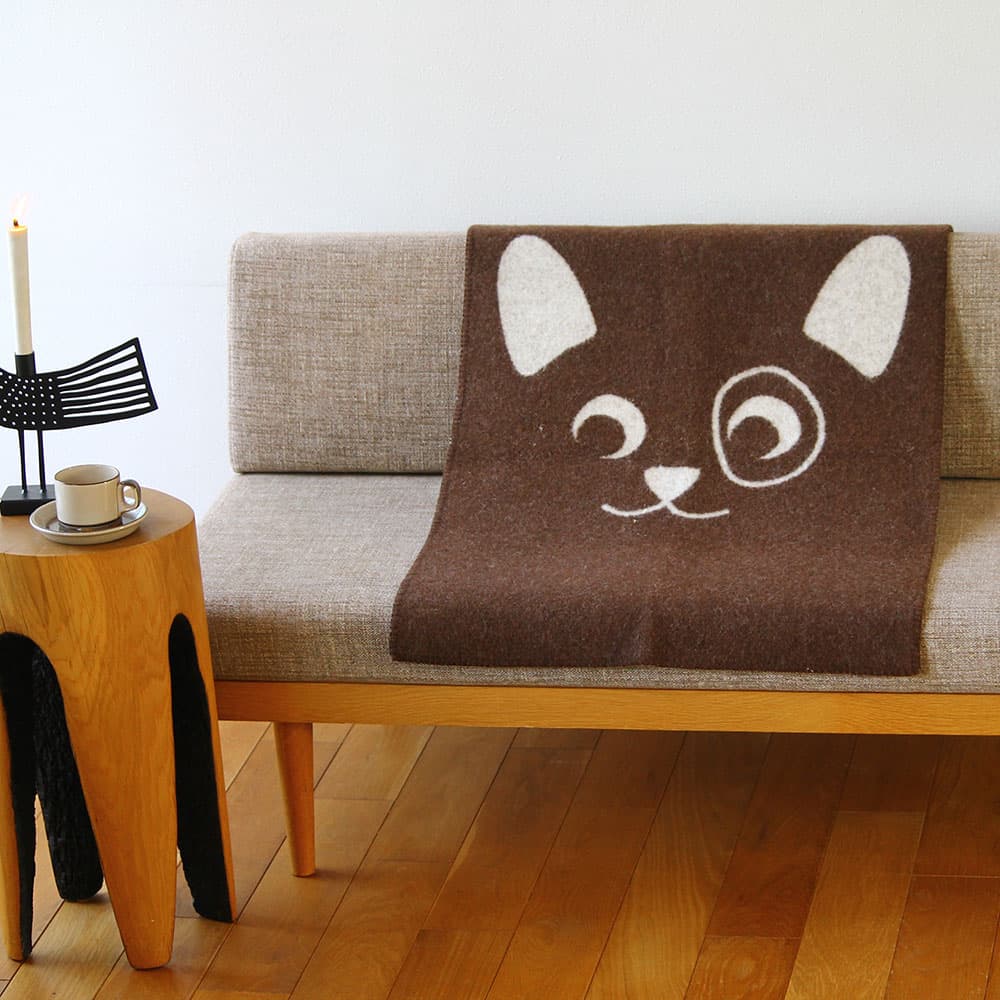 KLIPPAN/クリッパン ウールミニブランケット フォックス パピー