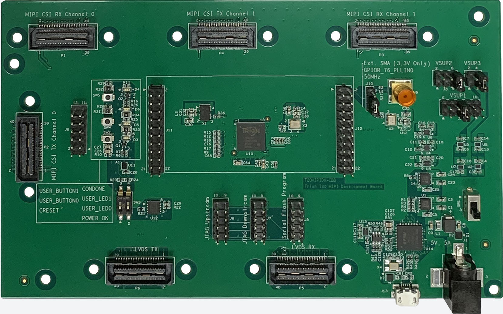 Trion T20 MIPI CSI-2 Development Kit | Efinix, Inc.