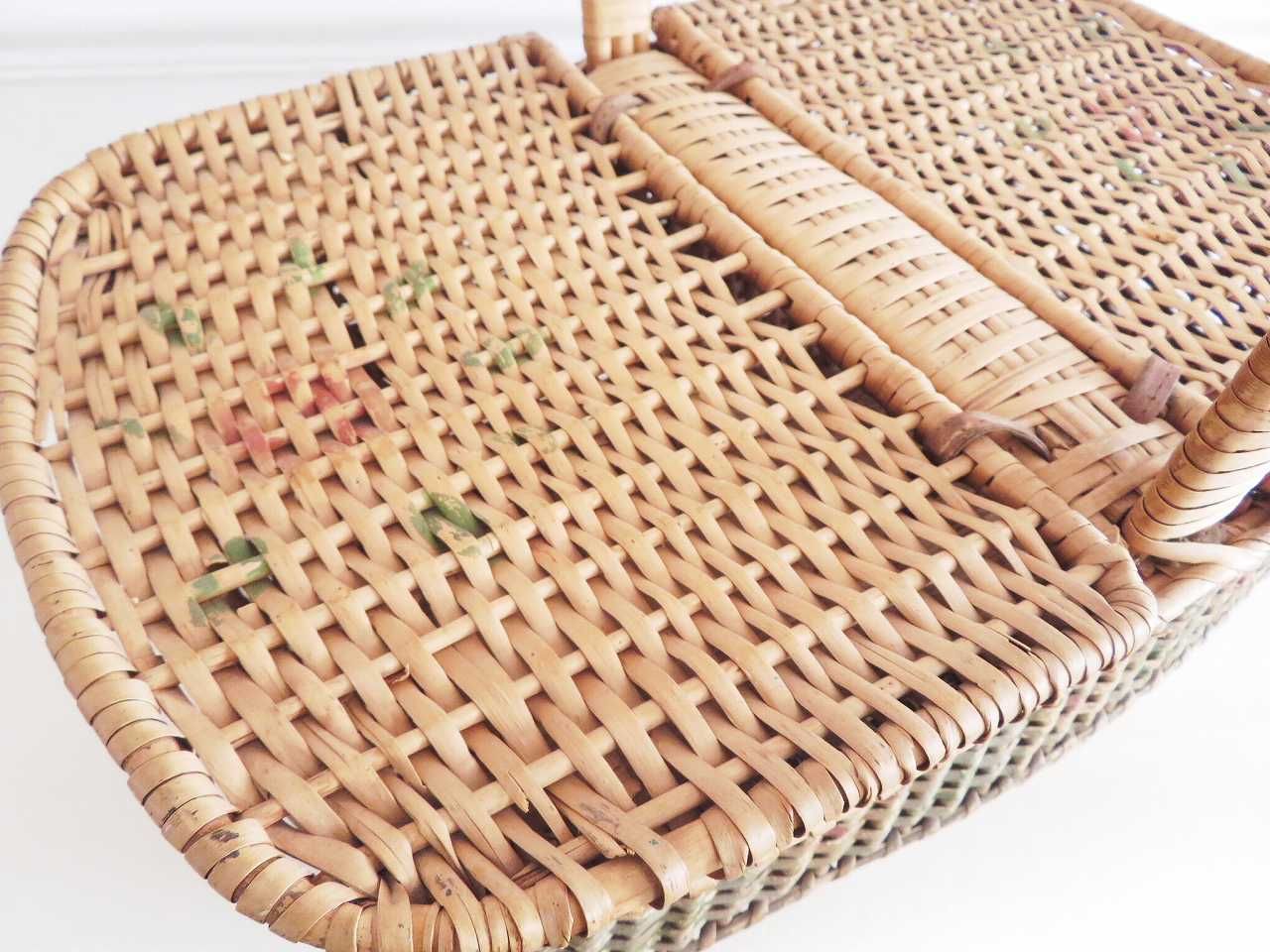 フレンチ ローズパニエ（ラージ) - 薔薇と天使のアンティーク