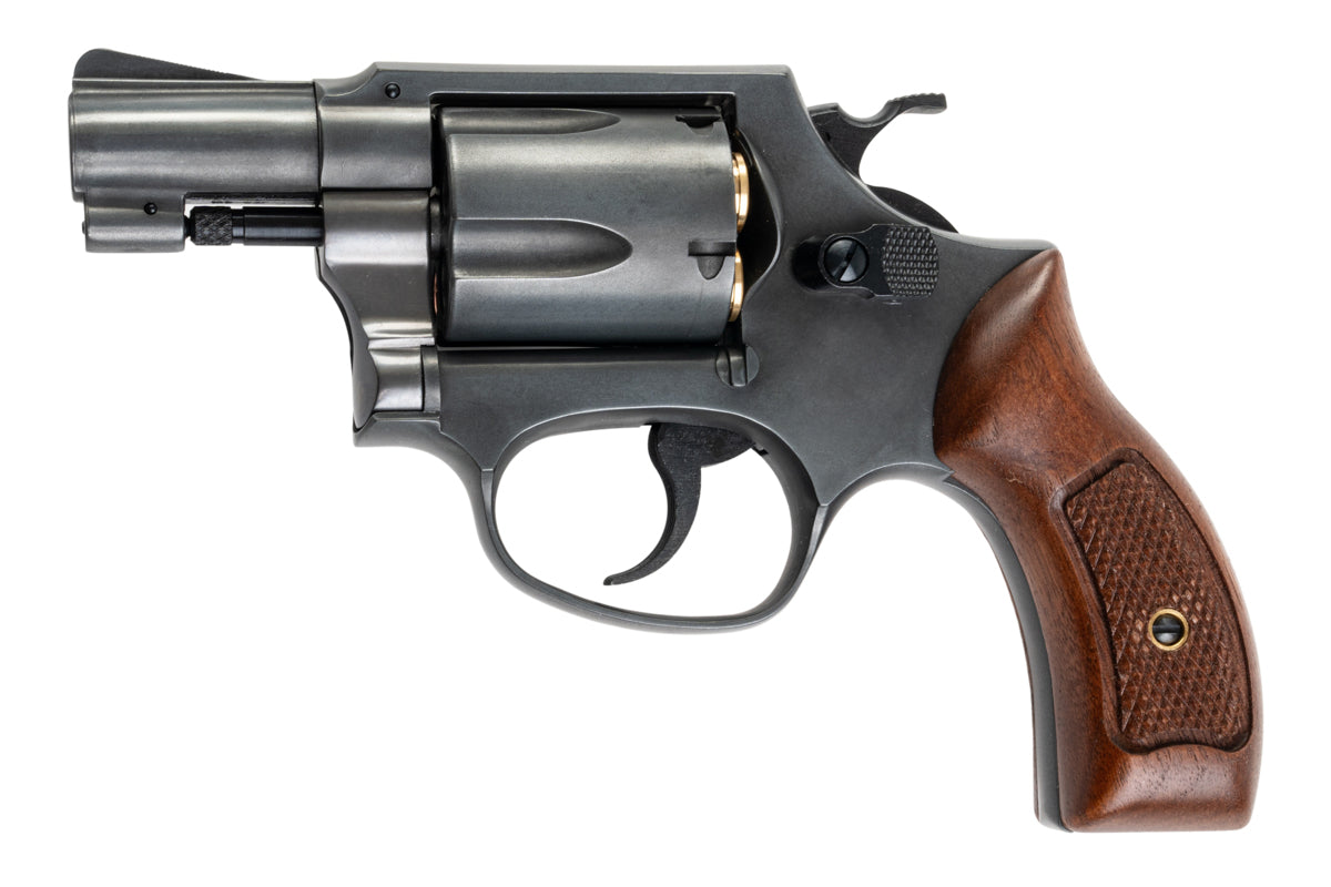 Marushin S&W M36 2inch Excellent HW Gas Revolver (Real Wood Grip