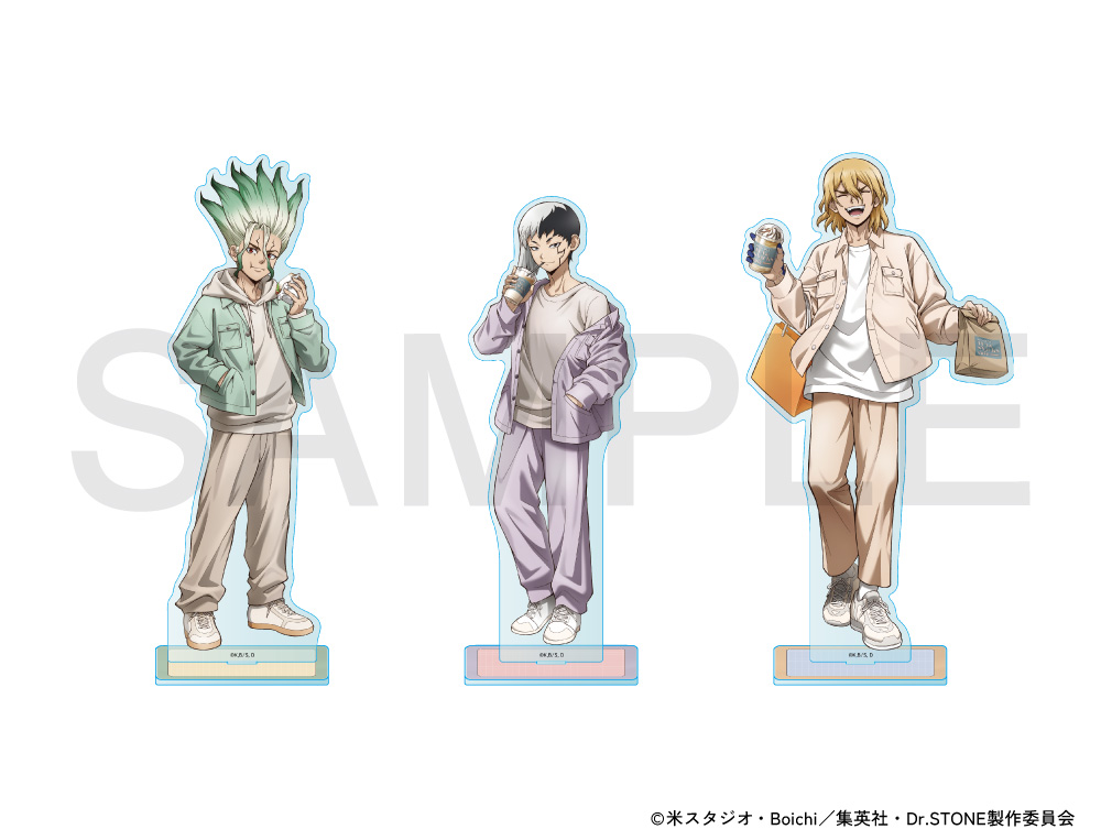 TVアニメ「Dr.STONE」×mixx garden 2025 等身アクリルスタンド(石神千空)