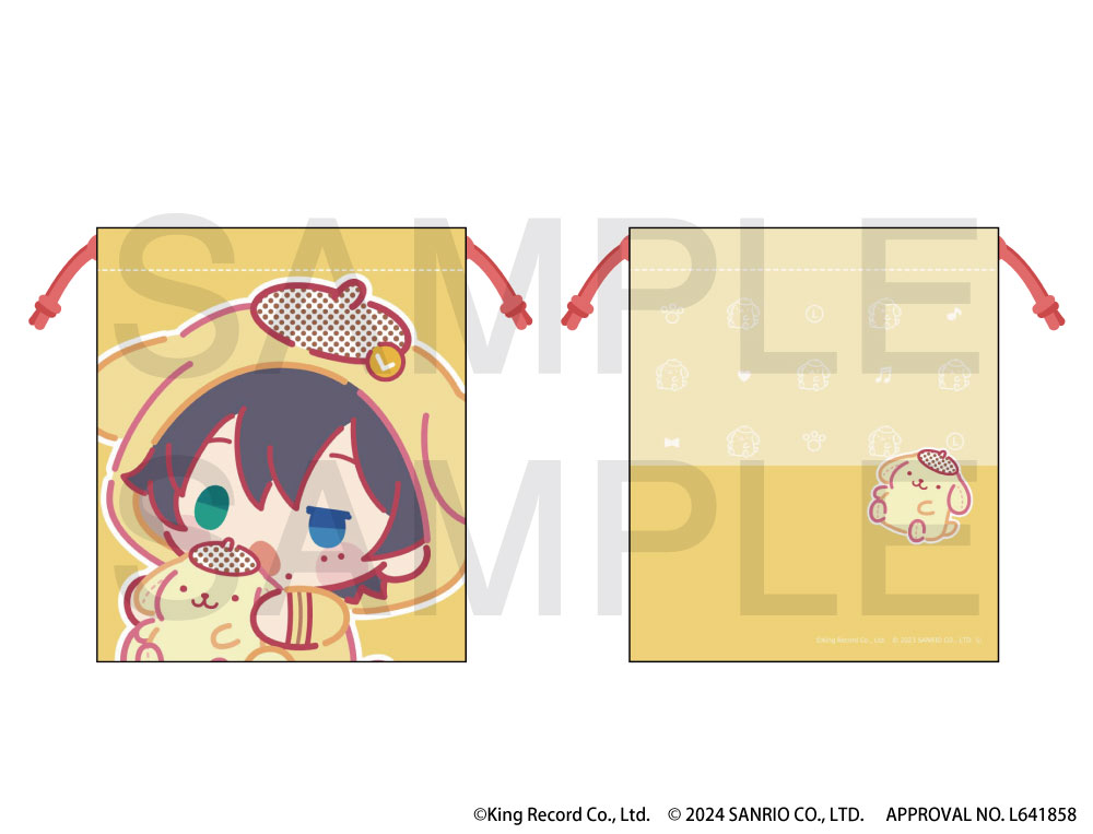 ヒプノシスマイク SANRIO NAKAYOKU EDIT』2023 ポケットつき巾着(山田