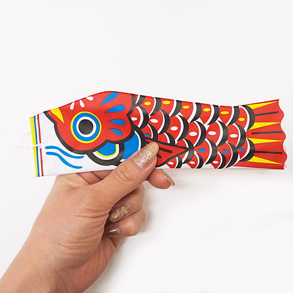 こどもの日景品 ニュー鯉のぼりミニセット 12個セット（棒22cm、鯉18cm